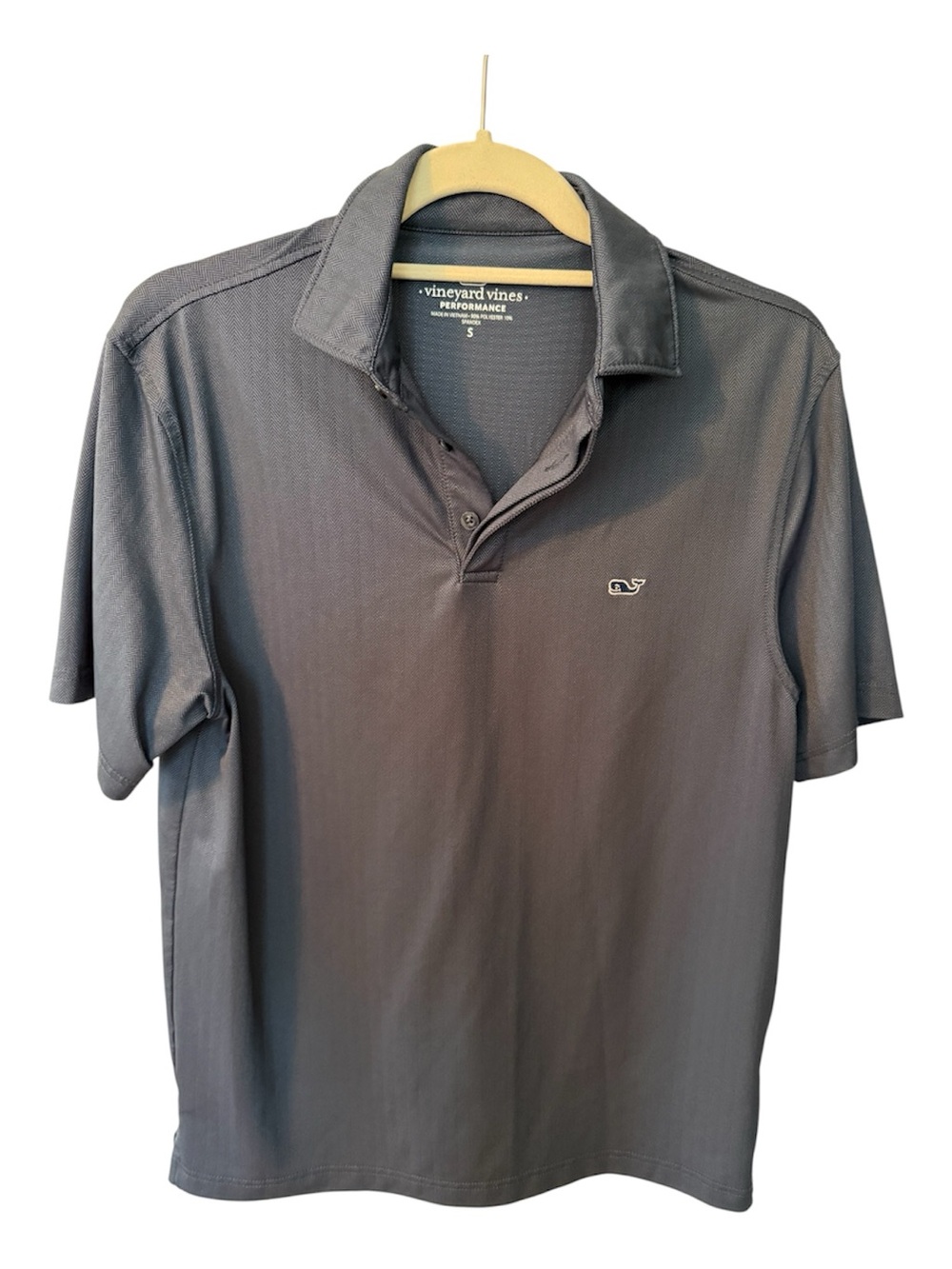 Vineyard Vines Men’s Charcoal Gray Performance Polo